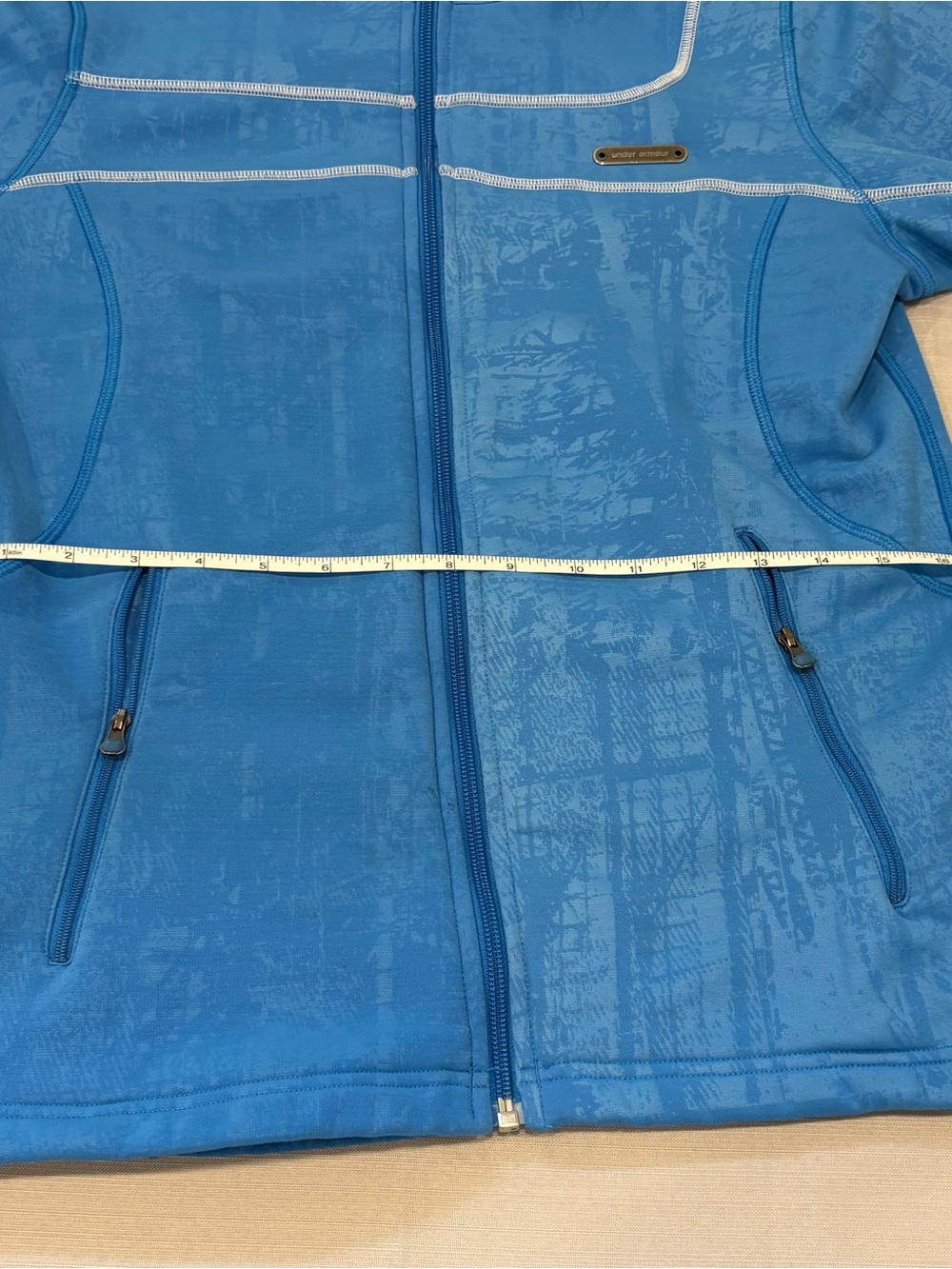 VTG Blue Woman’s Under Armour Zip-Front Jacket #1170 - Picture 11 of 16